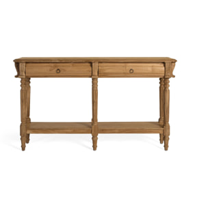 Consola de Madera de Teca 151 Cm Estilo Clásico Contemporáneo