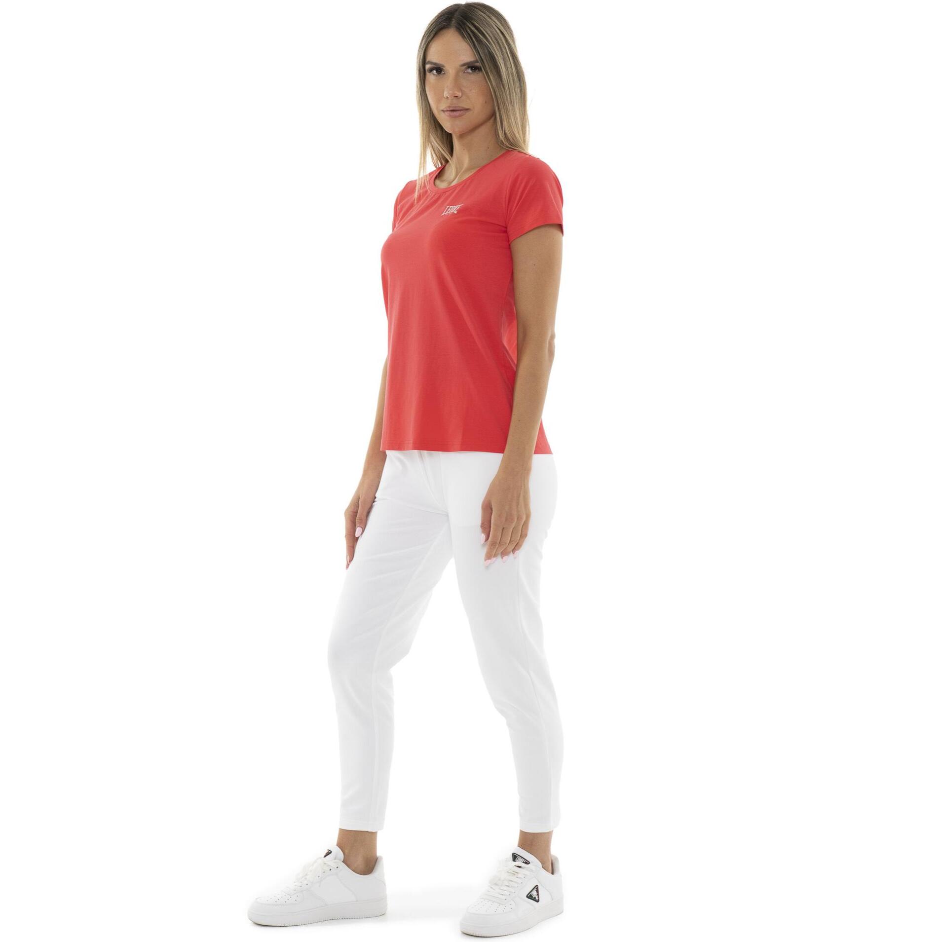 Camiseta de mujer con logo lateral de corazón Leone Basic