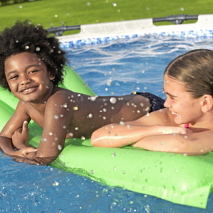 Bestway Piscine hors sol tubulaire ronde Bestway Steel Pro Max 366 x 100 cm gris clair