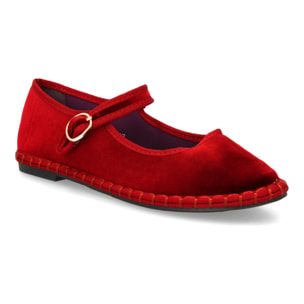 Bailarina con estampado liso para mujer.