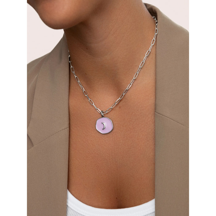 Charm Moon Enamel Lavender