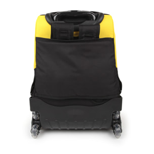 Zaino trolley tre ruote Ne.on! Sketch Yellow Fluo