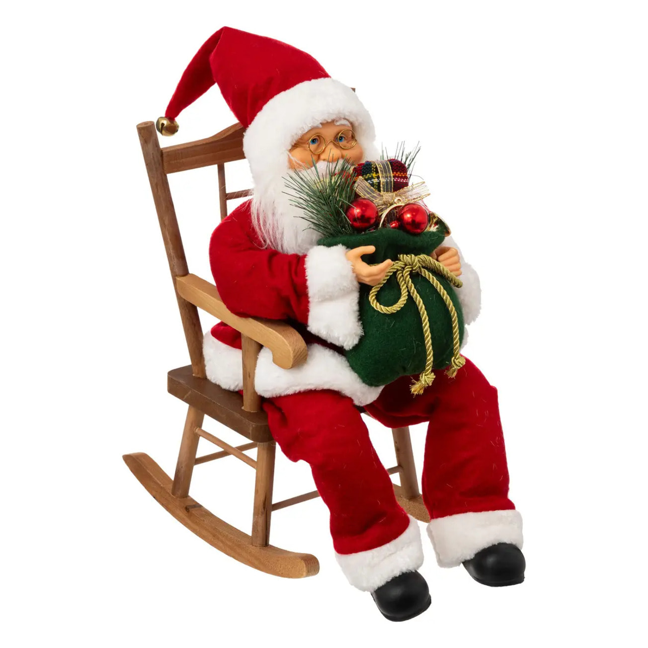 PERE NOEL HALPA S/ CHAISE 40CM