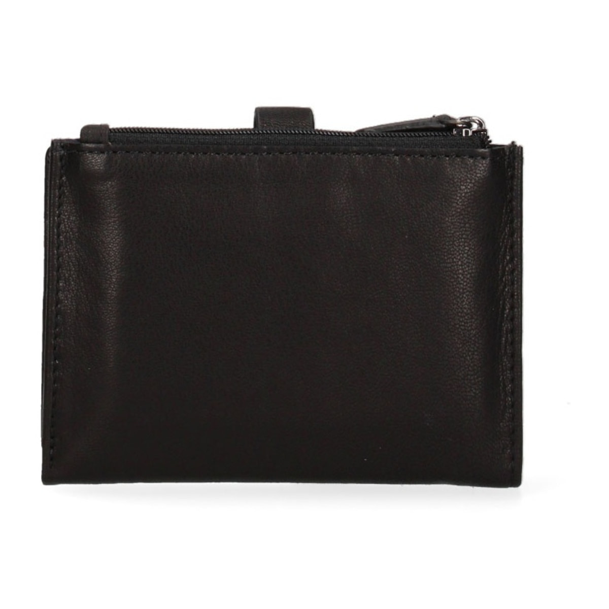 Portafoglio da donna in vera pelle - Modello False - Casual - 12.5 x 10.0 x 1.5 cm