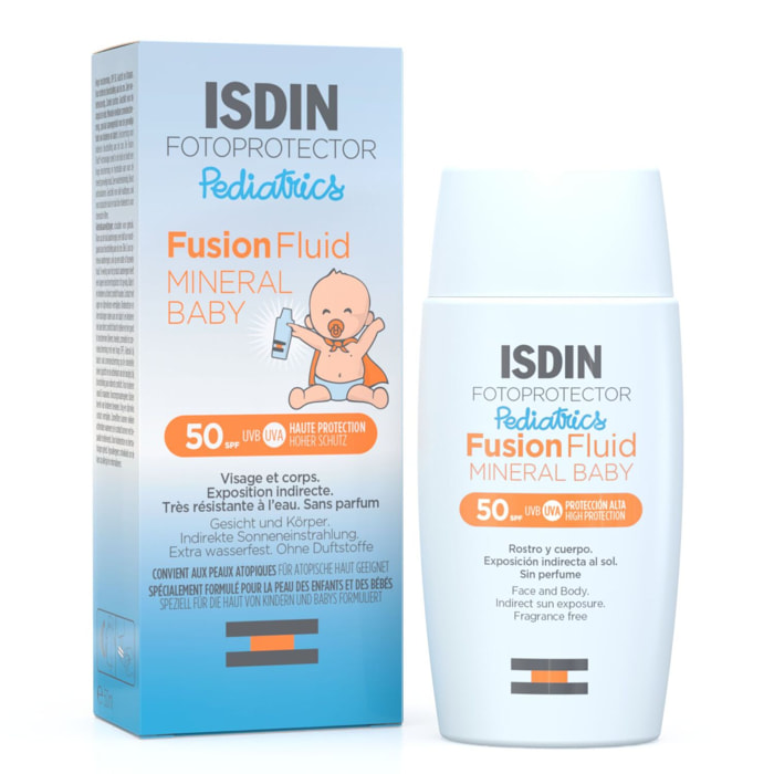 Mineral Baby - Crème solaire visage pour enfants SPF50 50ml