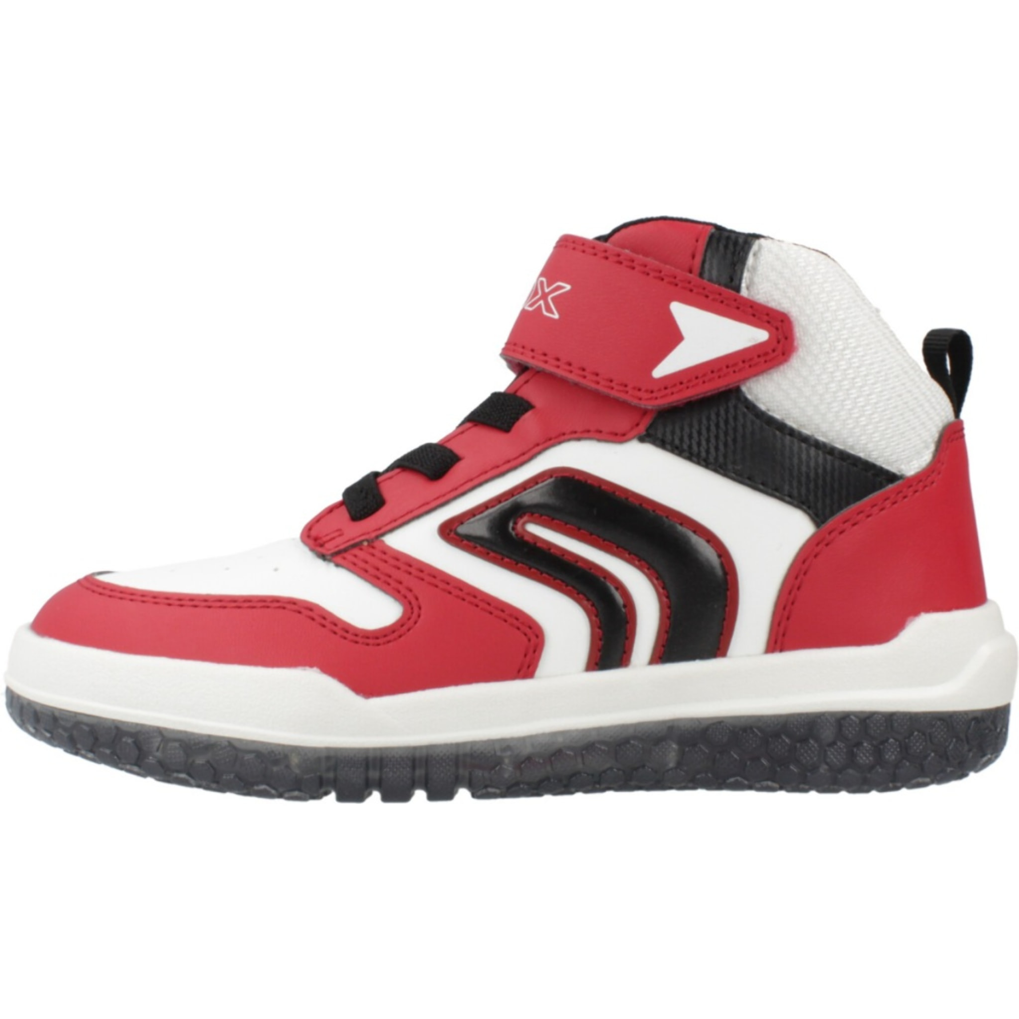 Zapatillas Niño de la marca GEOX  modelo J BUZZERLIGHT BOY ROJO