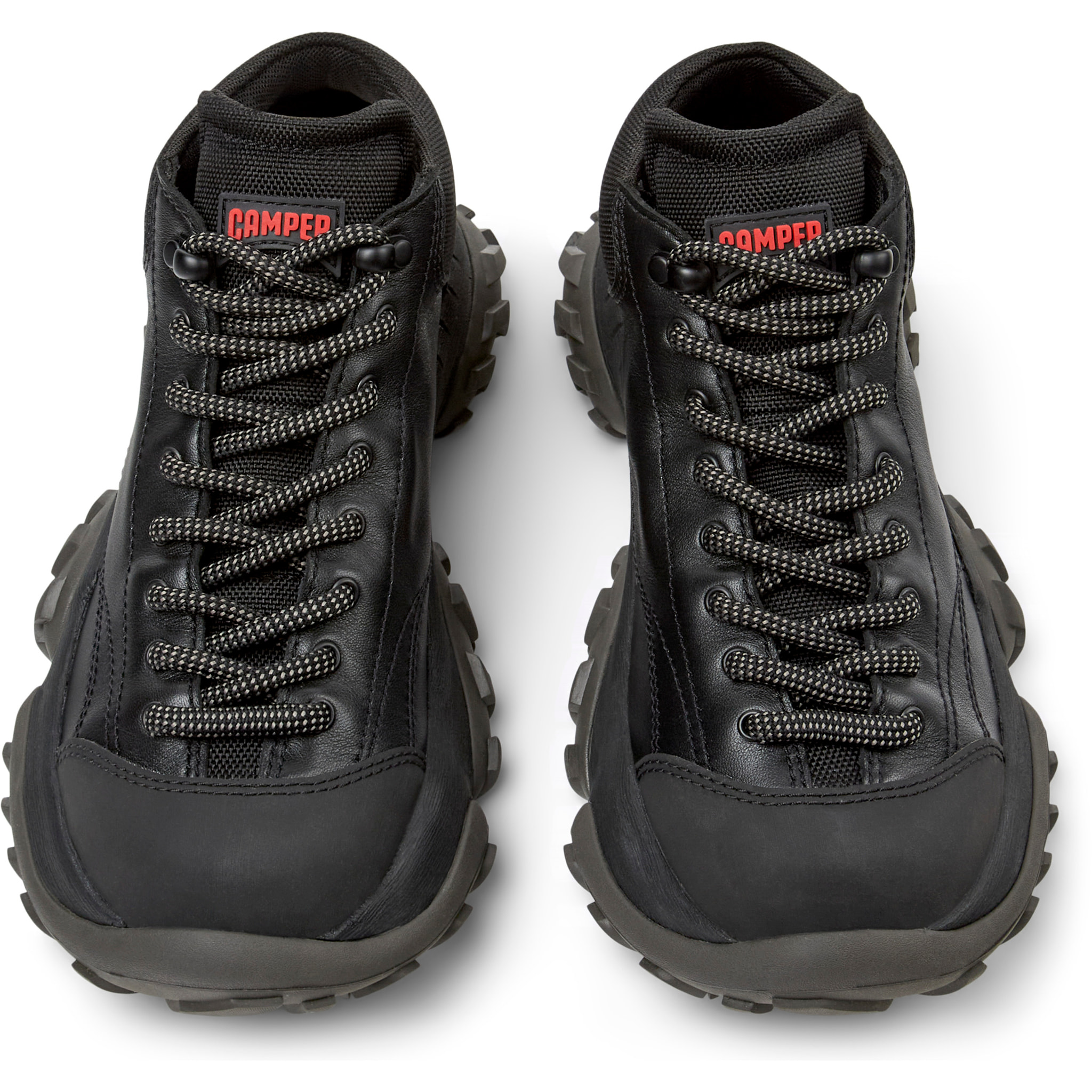 Stivaletti - CAMPER Karst Trek - Nero - Pelle liscia