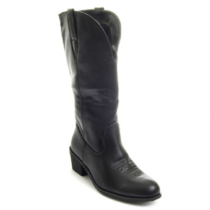 Botas de Tacón - Negro - Altura: 4 cm