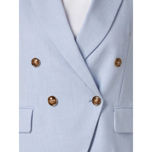 Oltre - Blazer doble botonadura - Light - blue