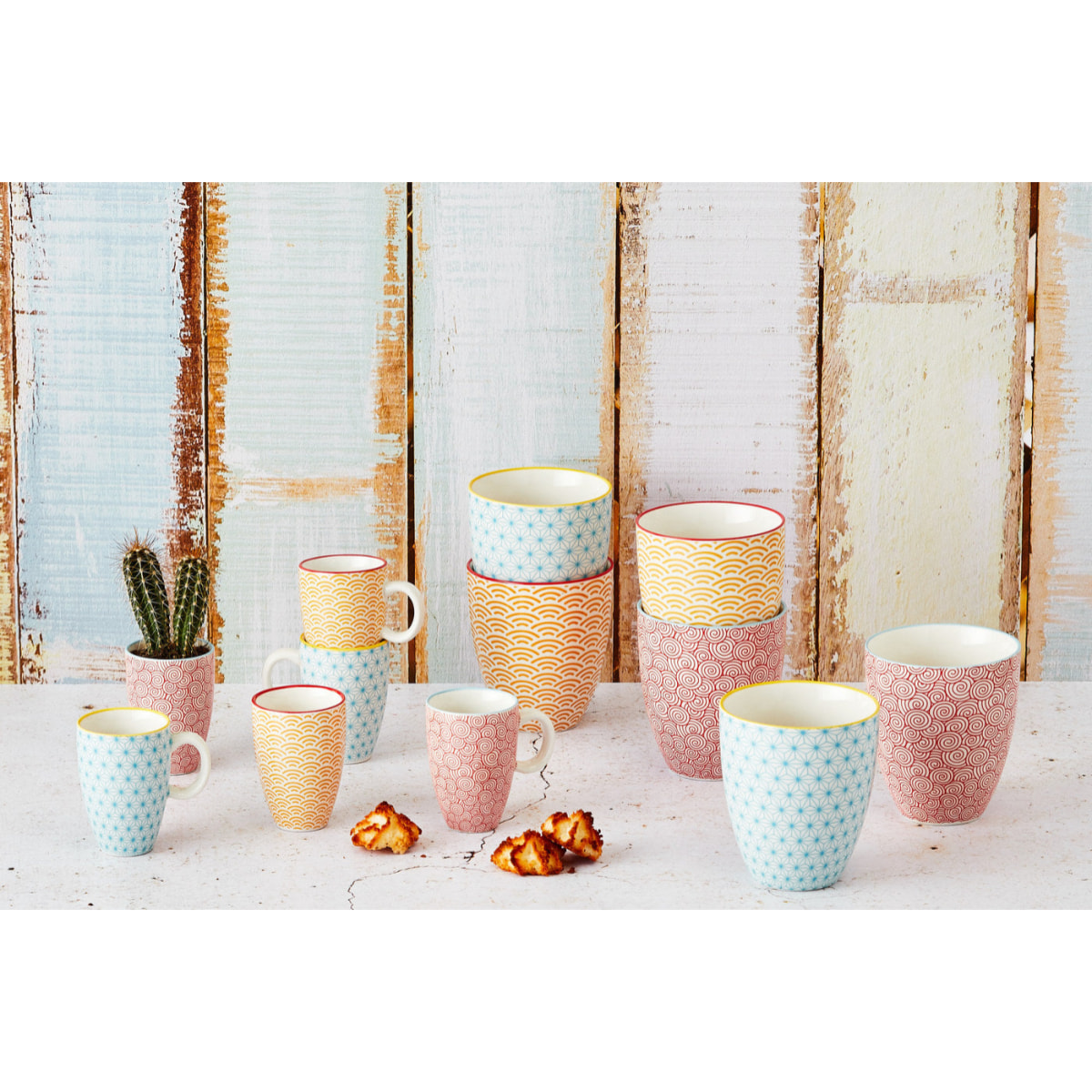 Mug PATTERN 30cl - 6 pièces - Color