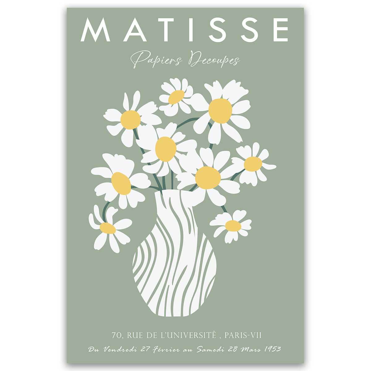 Tableau Matisse bouquet fleurs moderne Toile imprimée