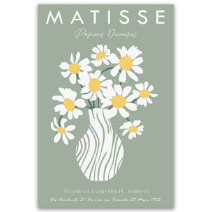 Tableau Matisse bouquet fleurs moderne Toile imprimée
