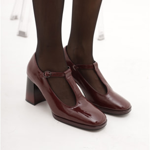 DECOLLETE' BABY TACCO CHOCOLA' BORDEAUX