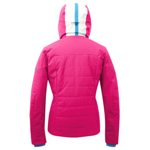 CHAQUETA ESQUI MUJER FUCSIA-BLANCO-AZUL