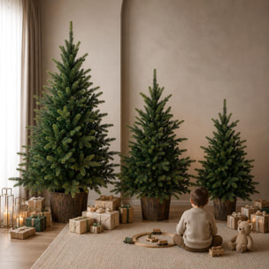 150 abete pe/pvc con vaso 356 tips - Pezzi 1 - VERDE - Bianchi Dino SpA