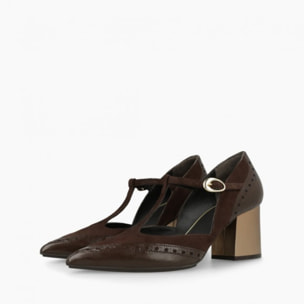 ZAPATOS DE SALÓN MARRONES NILO