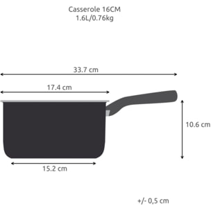 Casserole LAGOSTINA Desideria 16cm