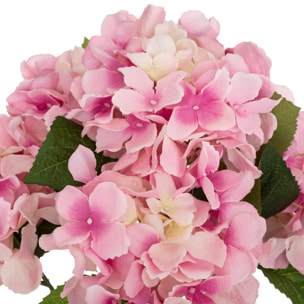 Bouquet hortensias artificiels H42cm