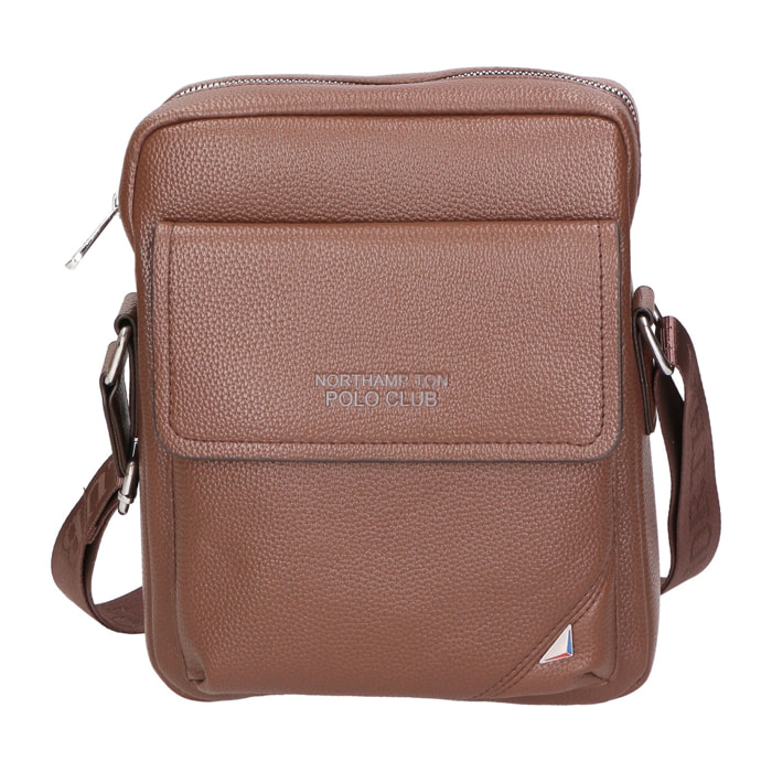 Borsa a tracolla uomo - Modello False - 100% pelle PU - 20.0 x 24.0 x 6.0 cm