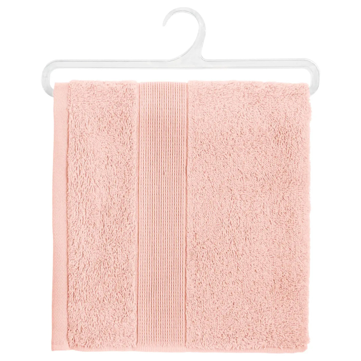 Serviette de toilette "Essentiel" coton rose 50x90cm