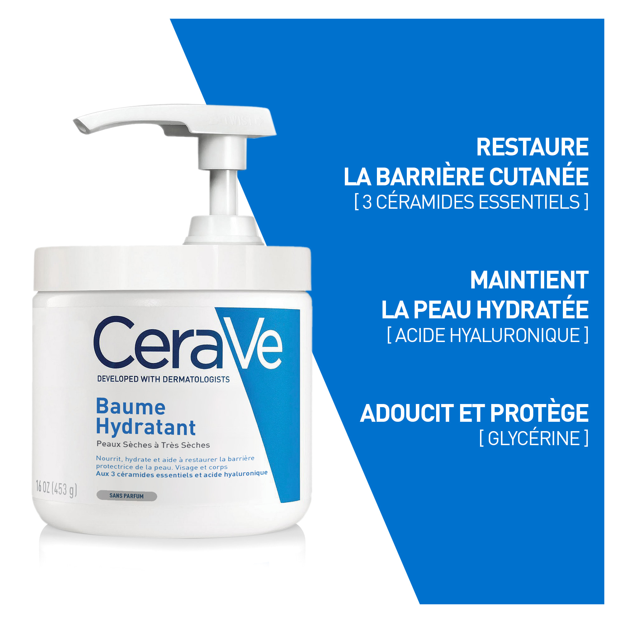 Baume Hydratant Pot Pompe 454g