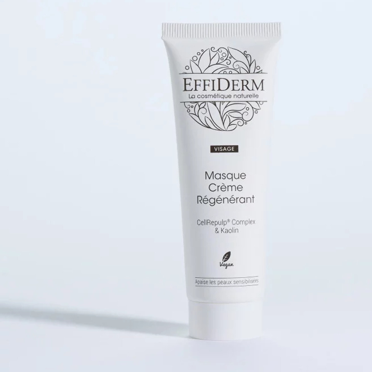 EFFIDERM - Masque crème régénérant - Hydrate, nourrit l'épiderme - Apaise les peaux sensibles - Tube 50ml