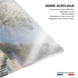 Tableau paysage Un matin glacial Tableau plexiglas