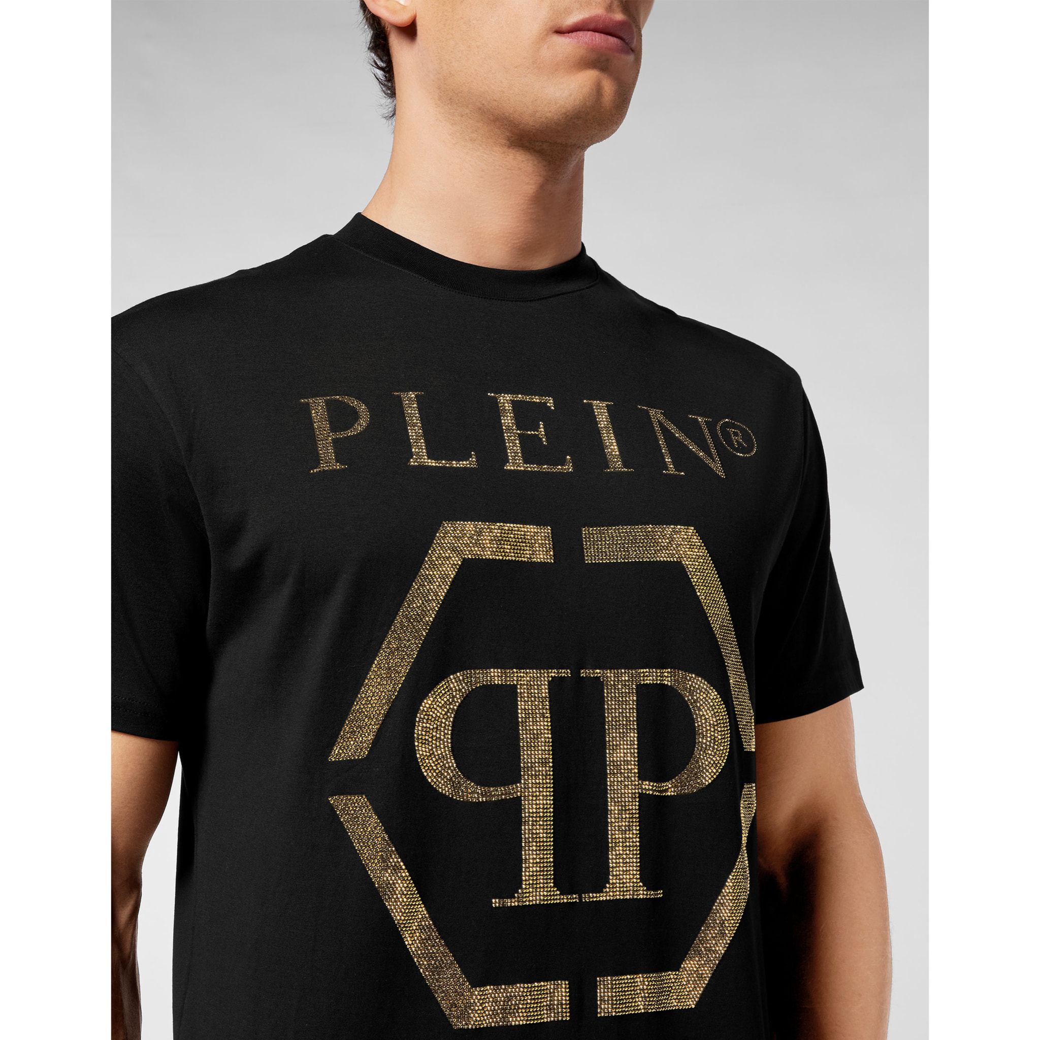 PHILIPP PLEIN Maglietta a girocollo HEXAGON