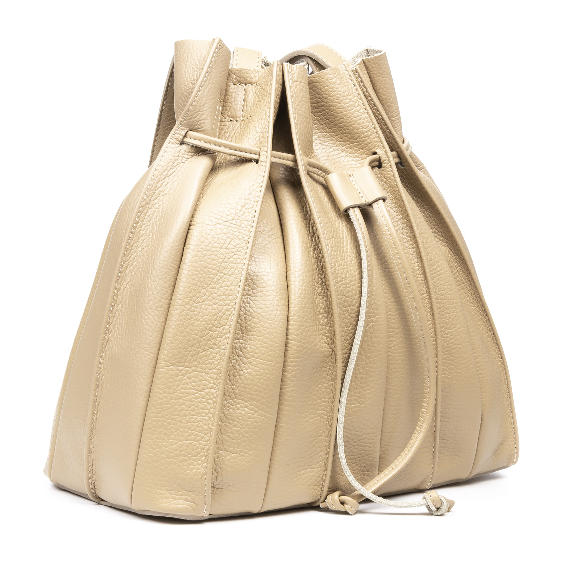 Albiolo borsa a spalla donna. Vera pelle finitura Dollaro.