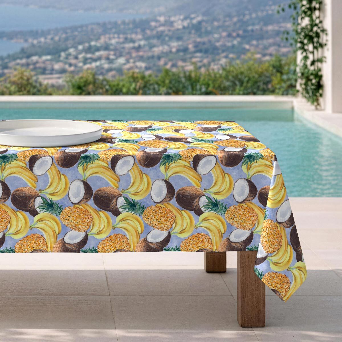 Mantel antimanchas Frutrop - 100% algodón -