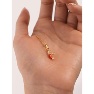 Charm Gamberetto Placcato Oro