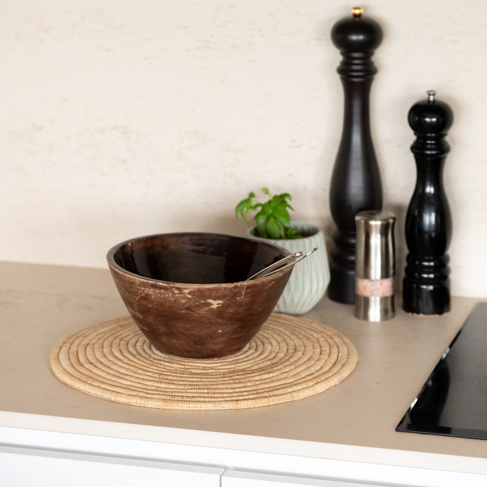 Dessous de plat en raphia - Naturel