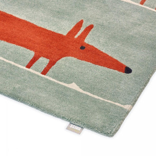 Tapis enfant fait à la main en laine RAIL