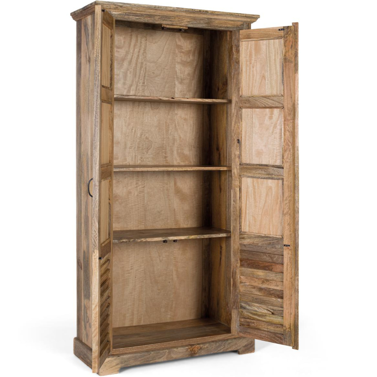 Armario de Madera de Mango 92 Cm Estilo Étnico Colonial