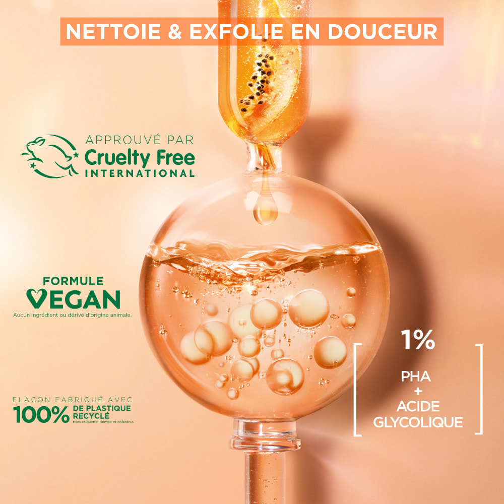 Lot de 6 - Garnier SkinActive Micellaire Peeling 400ml