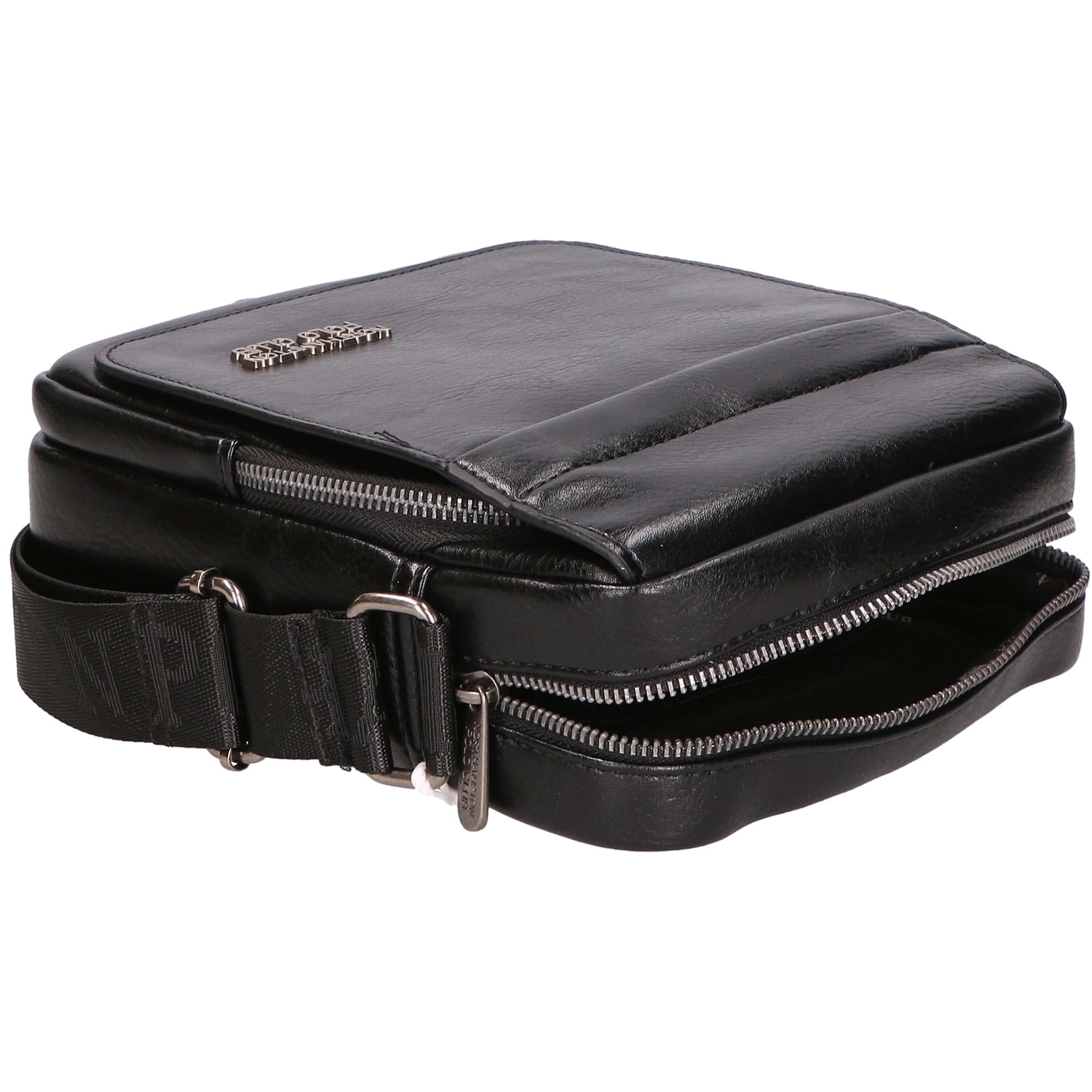 Borsa a tracolla da Uomo in Ecopelle Prodotto Vegano 19x23x7,5 cm