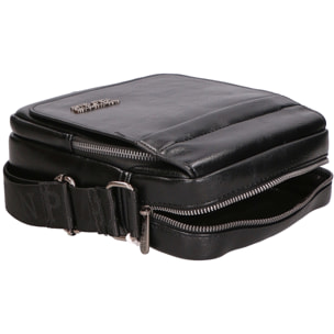 Borsa a tracolla da Uomo in Ecopelle Prodotto Vegano 19x23x7,5 cm