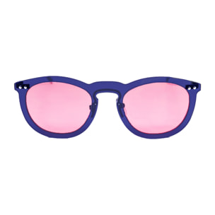 Gafas de sol OCEAN IBIZA - Trans / Rosa degradado con montura azul oscuro transparente y patillas de metal negro