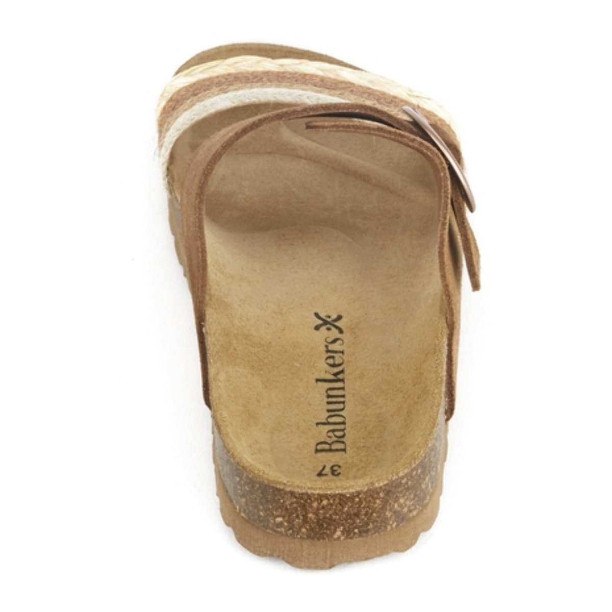 SANDALIA ALMERÍA BABUNKERS MARRON