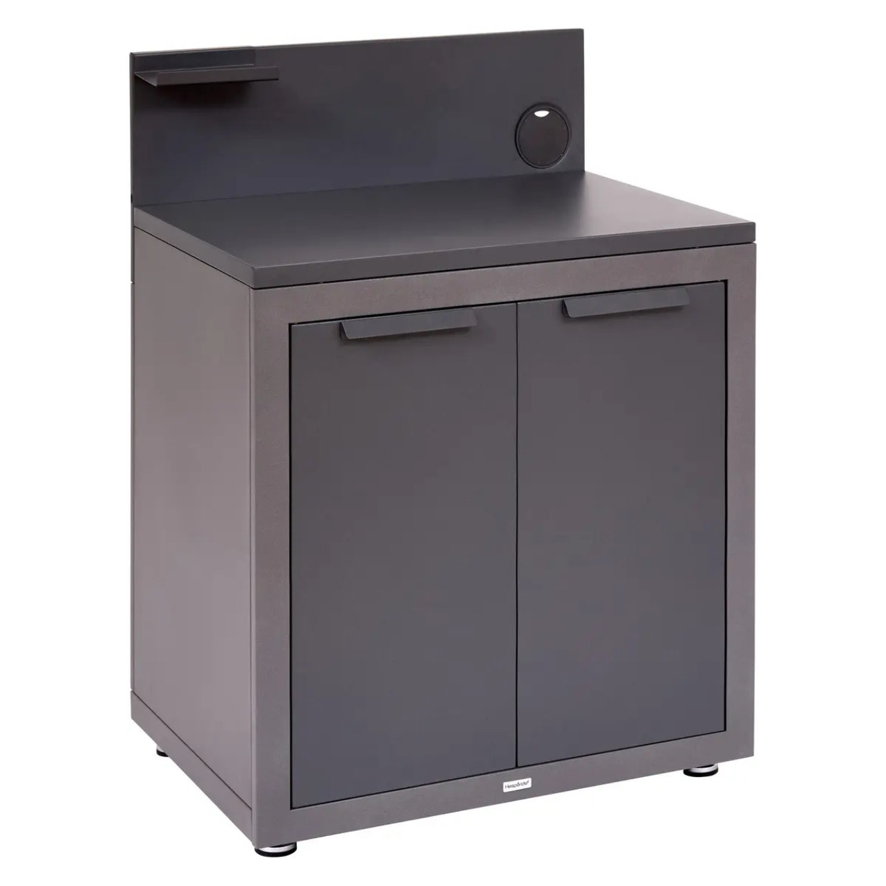 Module 2 portes pour cuisine d'été Oxyana gris graphite