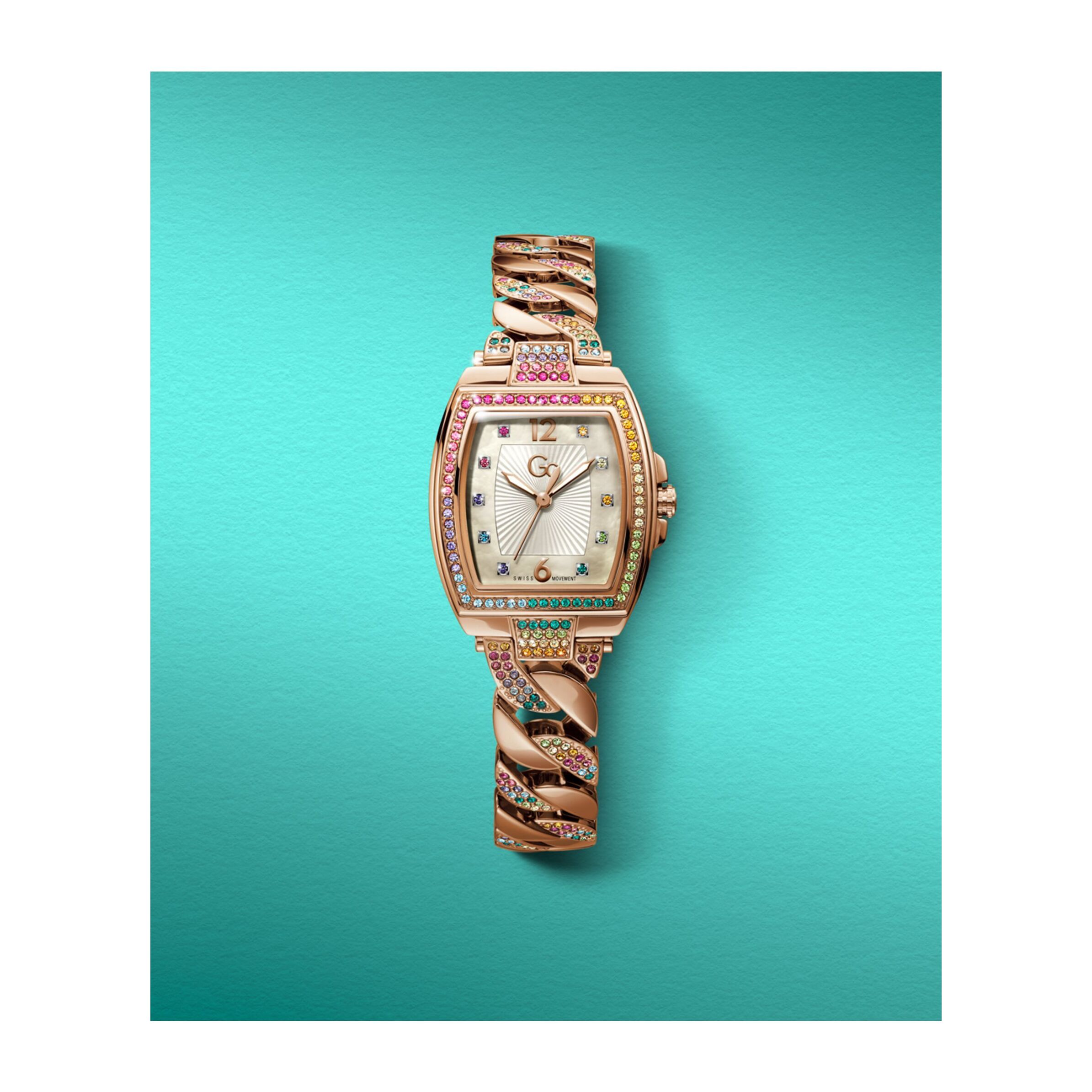 Gc Orologio Analogico Al Quarzo Gc Couture Tonneau Chain