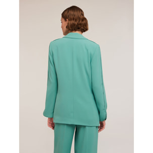 Motivi - Americana de traje con ribetes a juego - Green Water