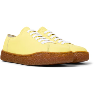 Zapatillas - CAMPER Peu Terreno - Amarillo - Cuero liso