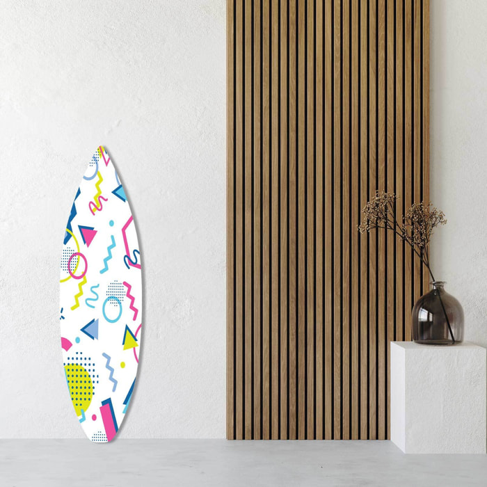 Planche de surf décorative candy 80's Tableau alu Dibond