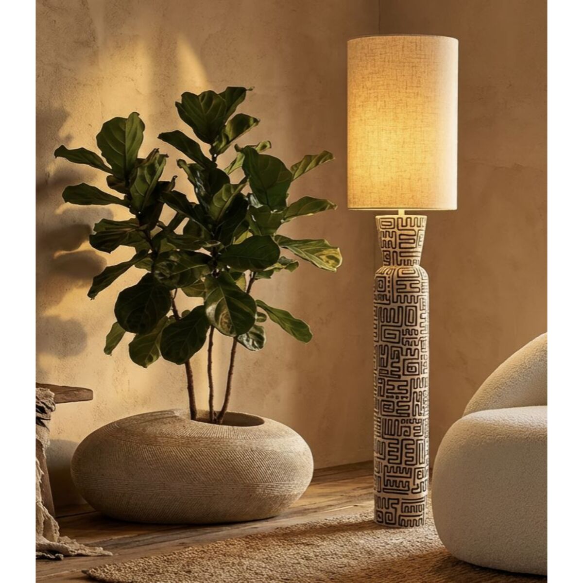 P/VASO DA ESTERNO STONE CM 78,5X56X33,5 (APERTURA CM Ø 28)