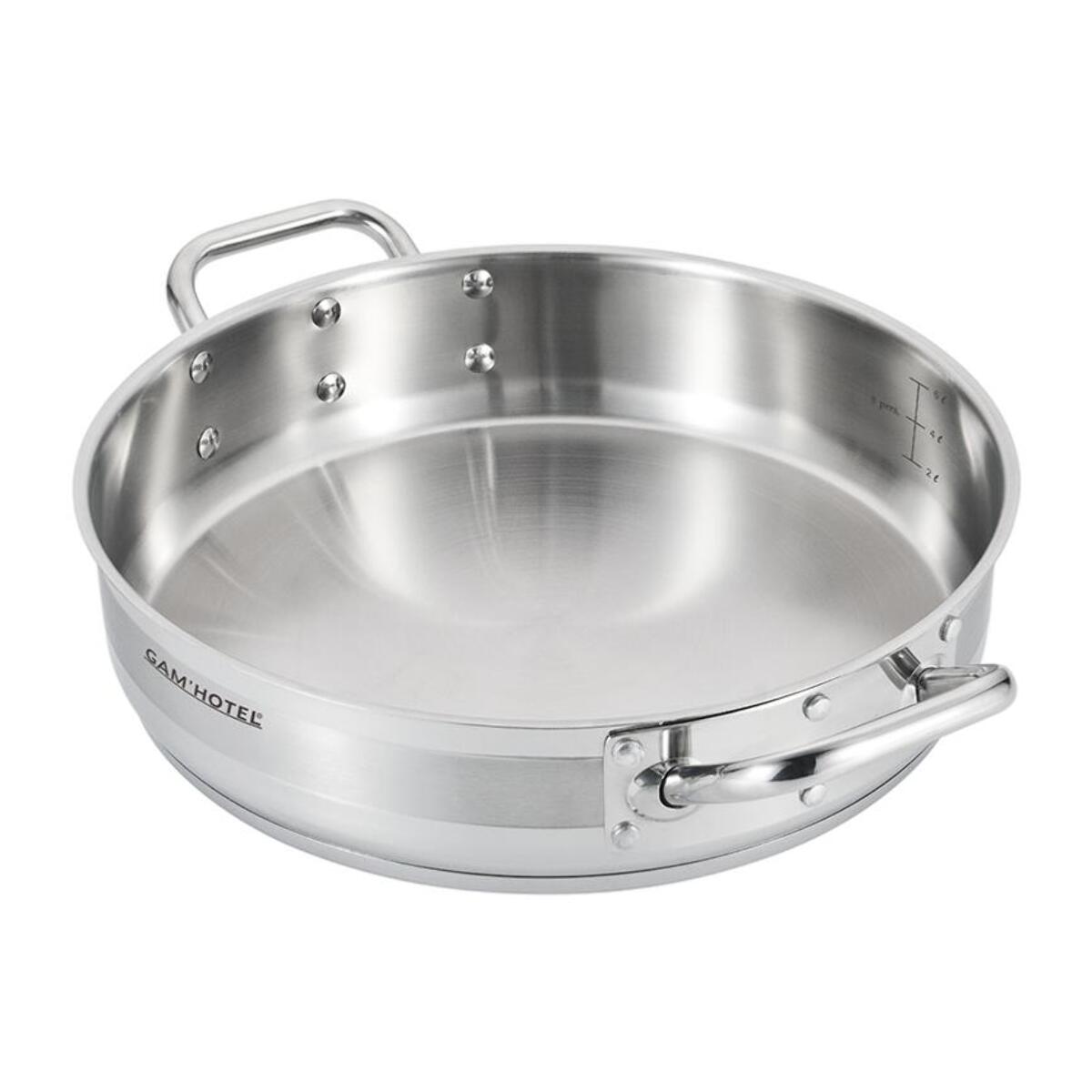 Sautoir inox 36x8,5cm induction