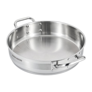 Sautoir inox 36x8,5cm induction