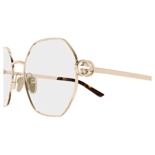 Gafas de Vista Gucci GG2048O-008 de Metal Mujer 56 mm