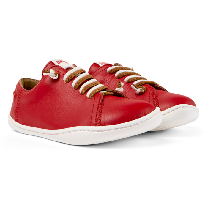 Zapatillas - CAMPER Peu Cami - Rojo - Cuero liso