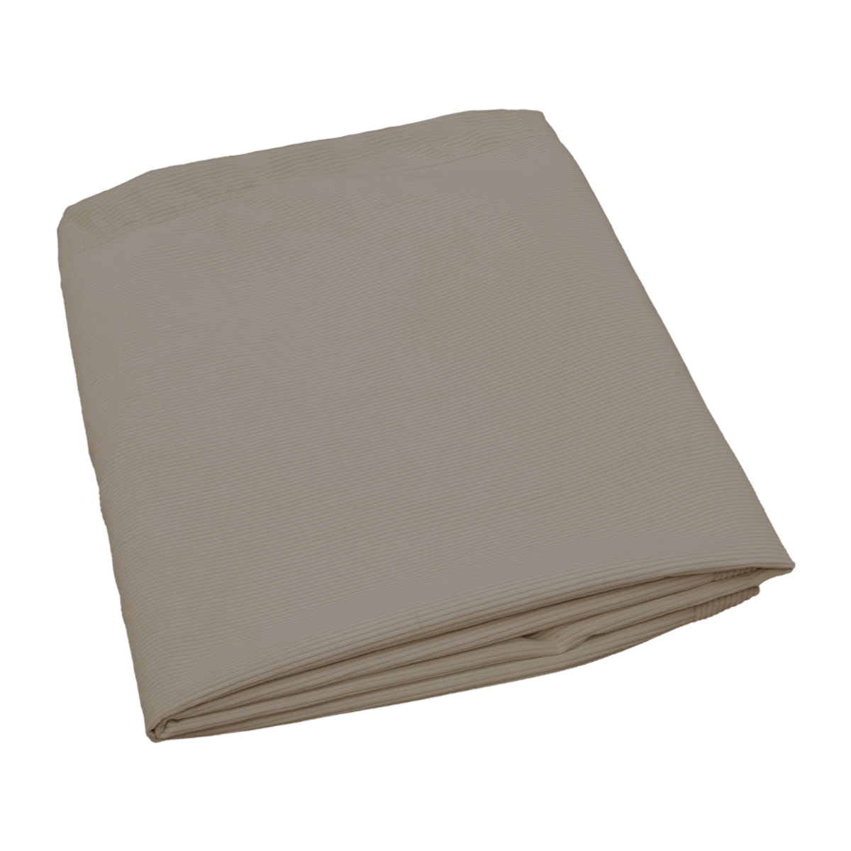 Housse pour tête de lit en velours côtelé brun taupe en différentes tailles